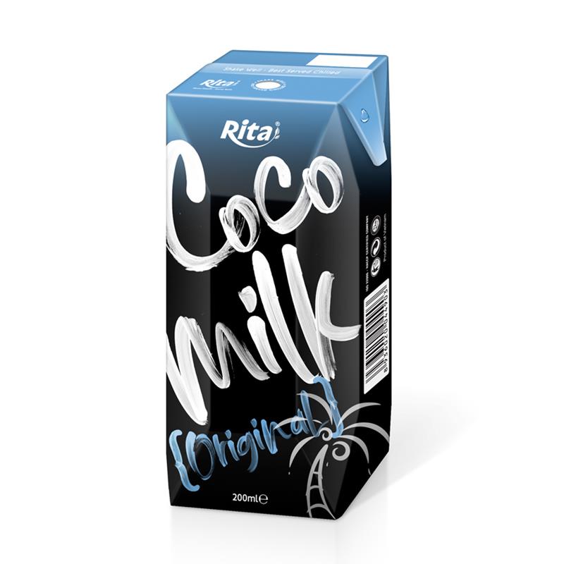 Coconut Milk with Original Flavor 200ml Paper Box